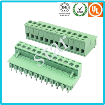 5.0mm 5.08mm Pluggable Screw PCB Terminal Block Connector