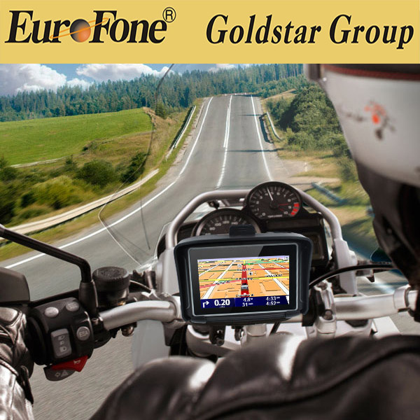 Hot! ! 4.3 Inch GPS Navigation for Motorcycle with Ipx7 Waterproof Function