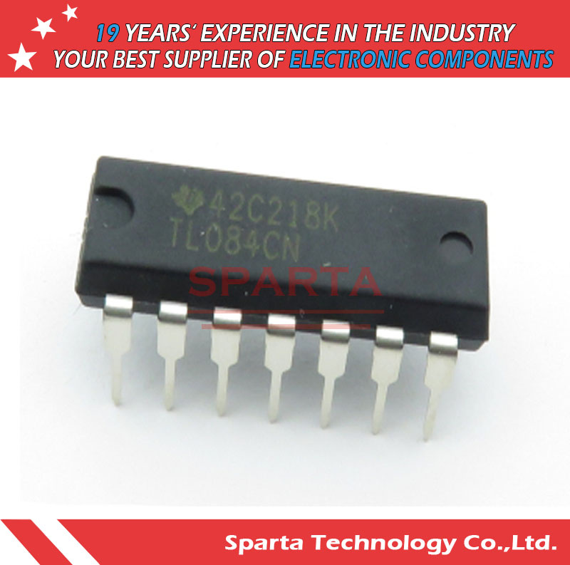 Tl084cn Tl084 Tl084cp 14-Pdip Integrated Circuit