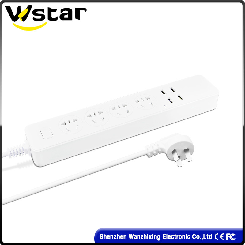 Us Plug 250V 10A Electric Extension Socket Outlet