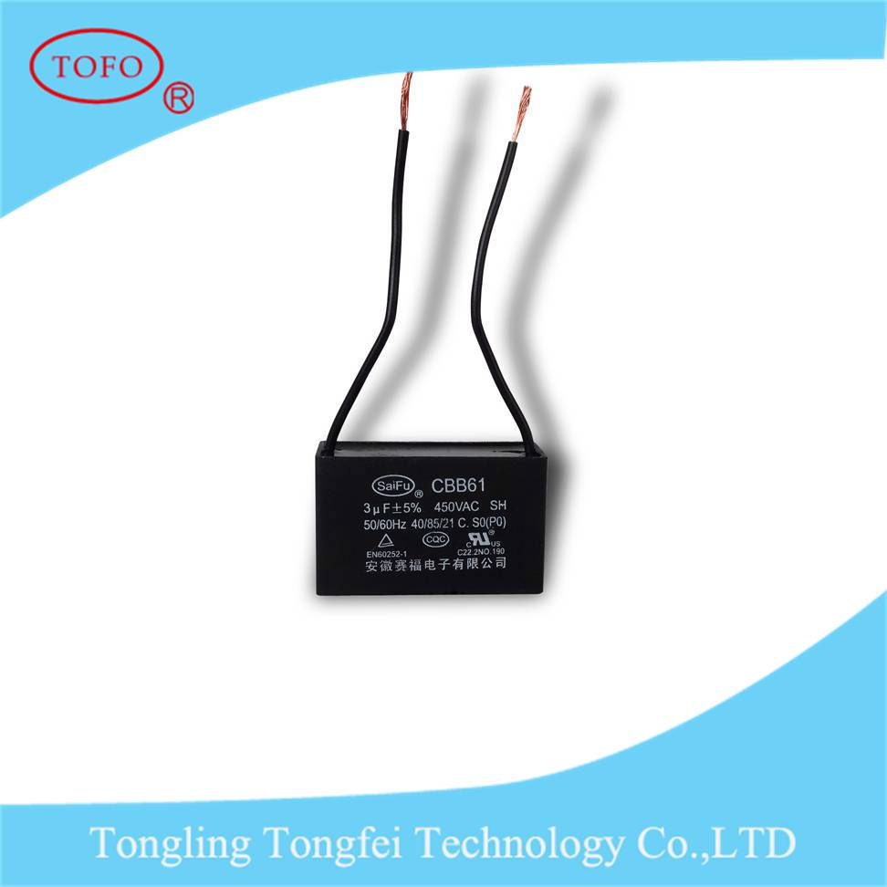 Cbb61 Sh AC Capacitor with SGS Approval