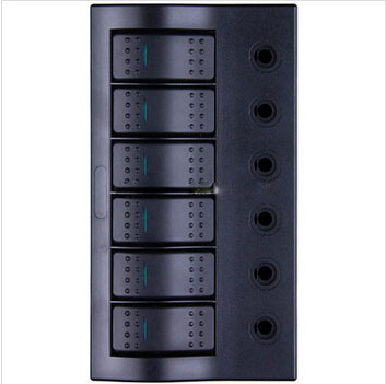 Marine Rocker Switch LED Light Waterproof Boat Rocker Switch Panel