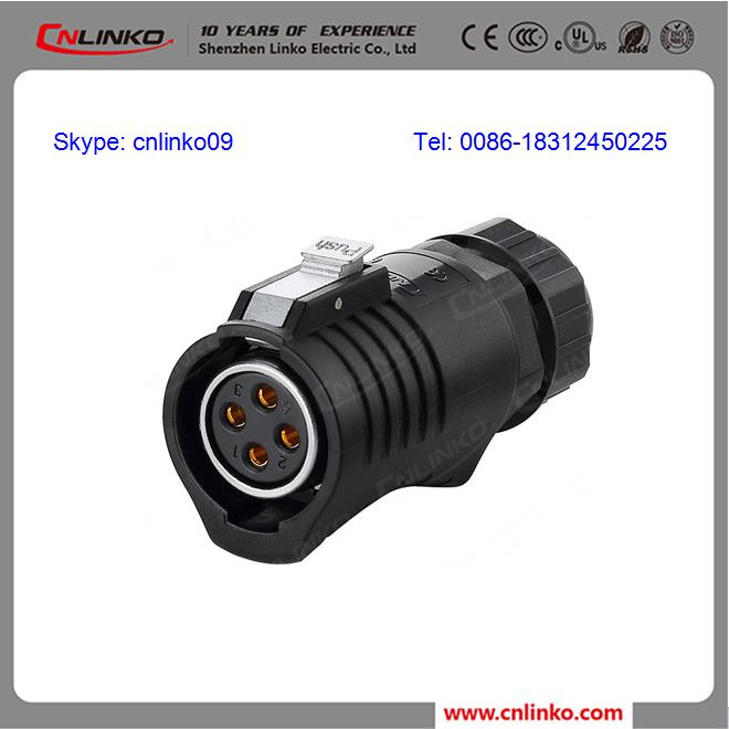 IP67 4pin Power Connector/4pin Connector