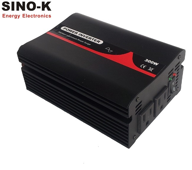 300W Solar System off Grid Pure Sine Wave Power Inverter for Car, DC-AC