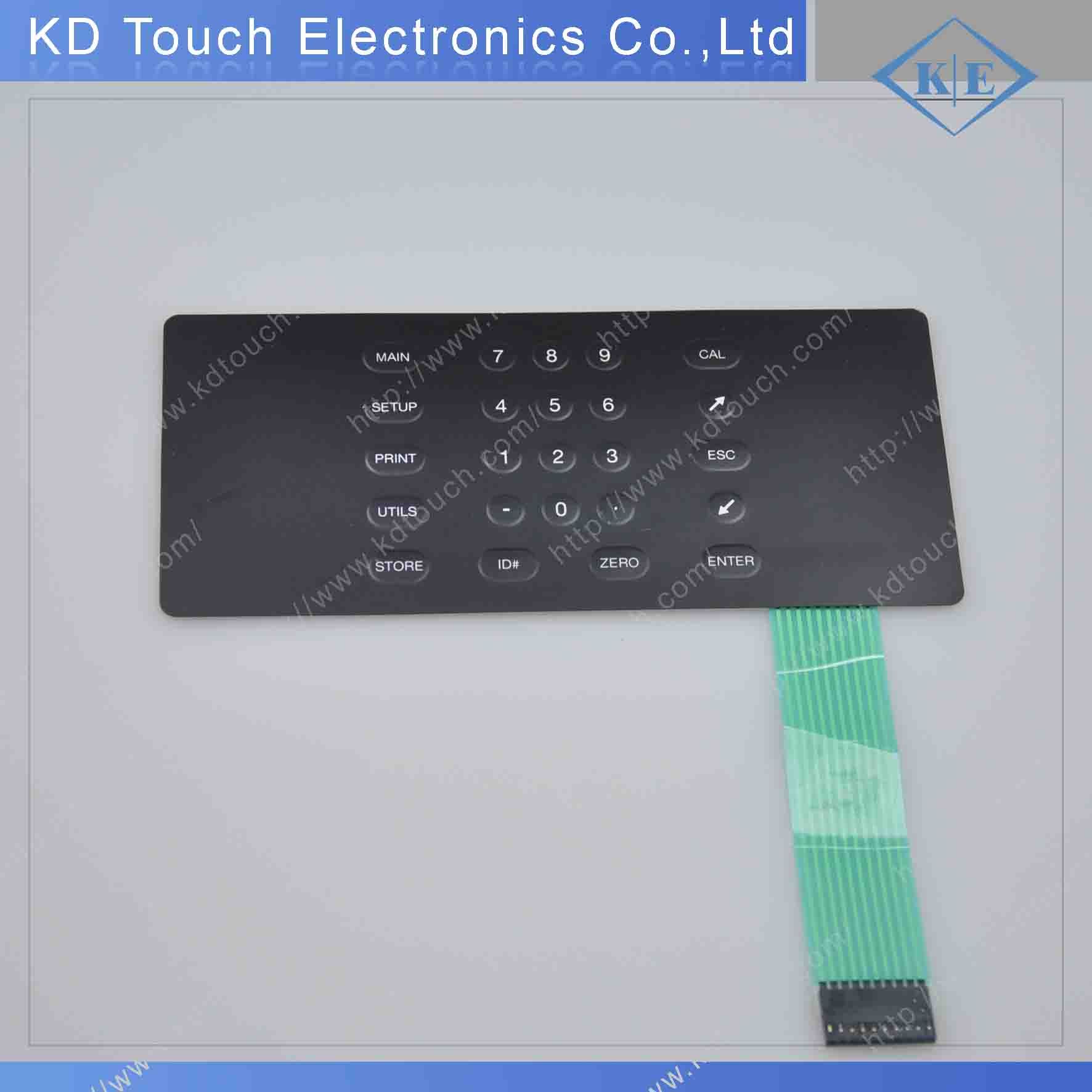 Tactile Waterproof Anti-Scatch Membrane Control Keypad Switch