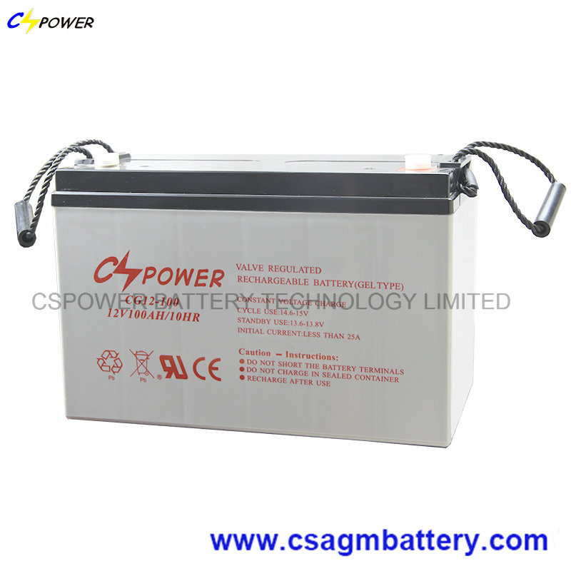 China Deep Cycle VRLA Gel Battery 12V 100ah