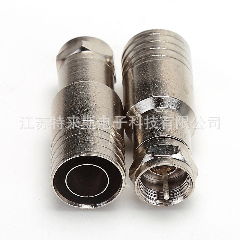 Rg11 Compression RF F Cable Connector for Coaxial Cable
