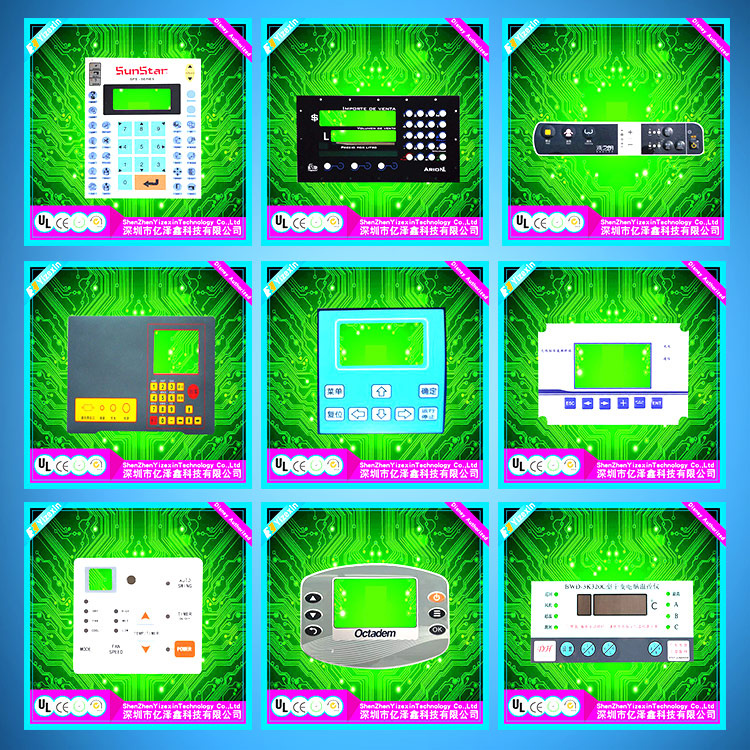 Precision Equipment Membrane Switch Button Convex Thin Film Panels