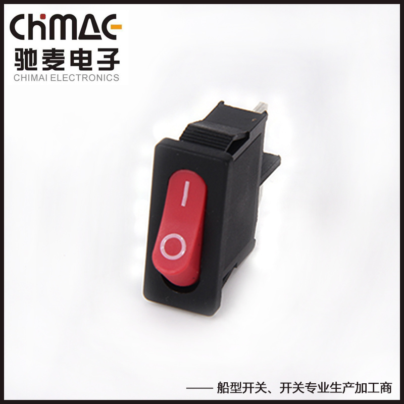 Single Pole Rocker Switch with Red Light/Illuminated Square Rocker Switch
