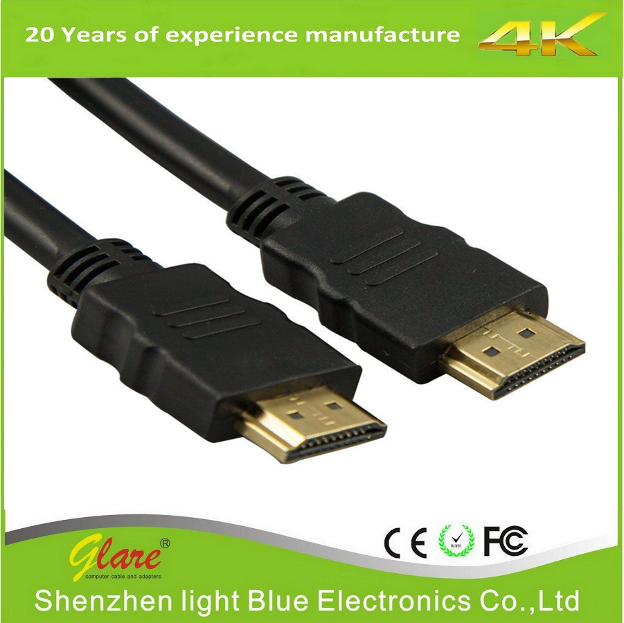 Cheap 4K 2.0 1.4 Gold Plating HDMI Cable 1m