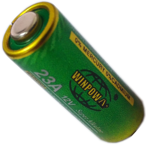 12V Alkaline Battery 23A (51mAh at 10K ohms loading)