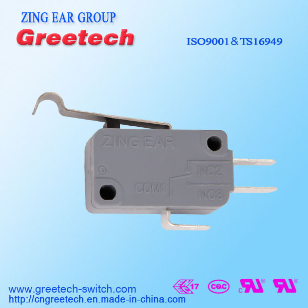 Ce/ENEC Approvals Micro Switch with Current 0.1A~22A
