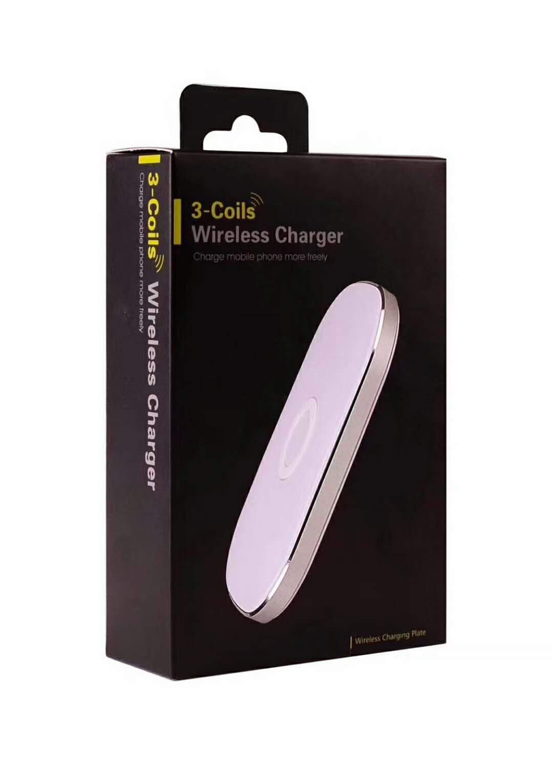 Mini 3 Coils Wireless Charger Small Fast Charging Charger