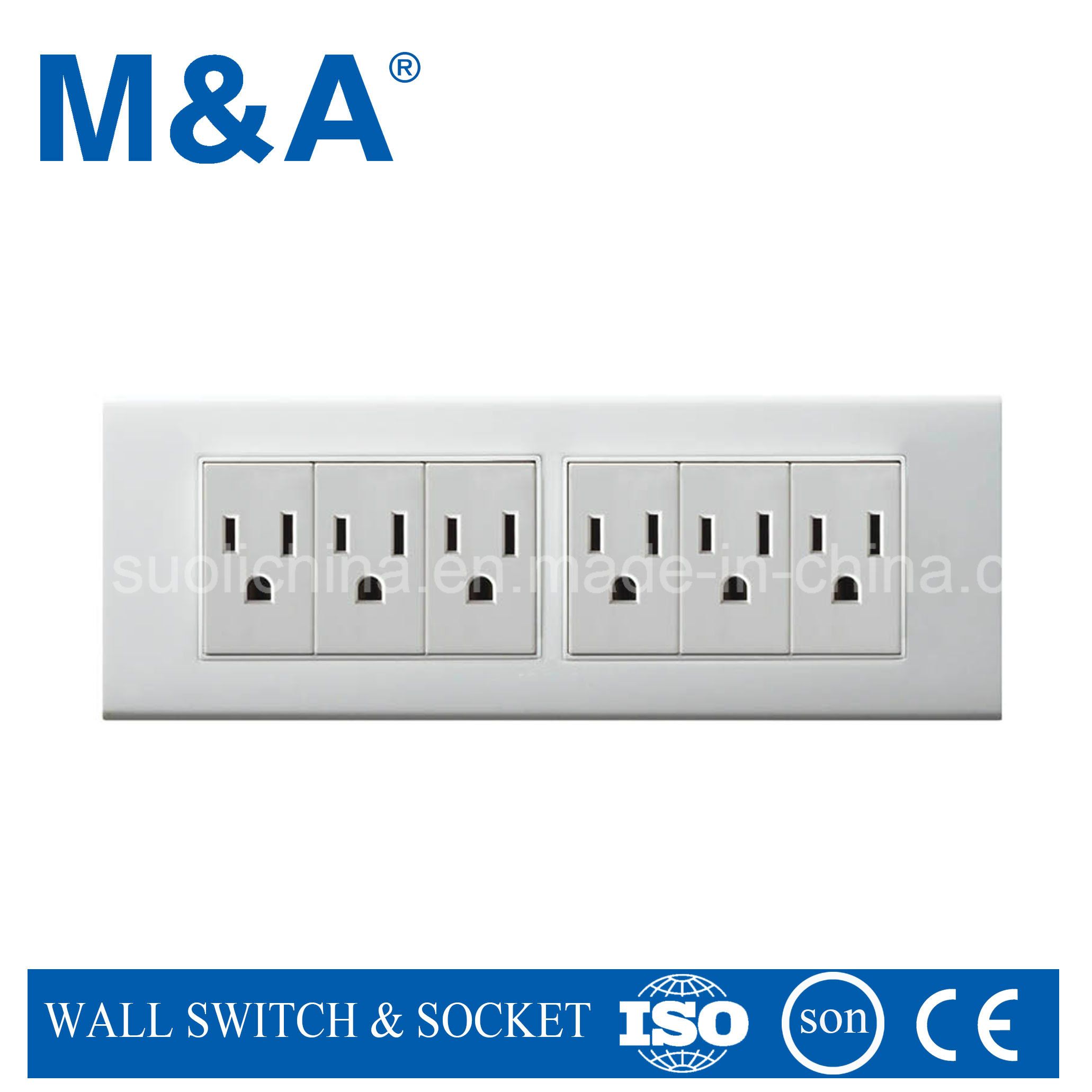 Ma Series 6g American Wall Socket