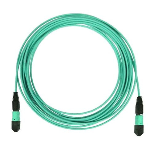 MPO/MTP Om3 Aqua Fiber Optic Patch Cord