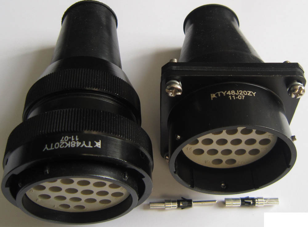 Ty48-20 Pins Plug and Receptacle
