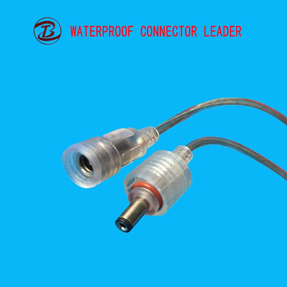 12V Transparent DC Power Waterproof Connector