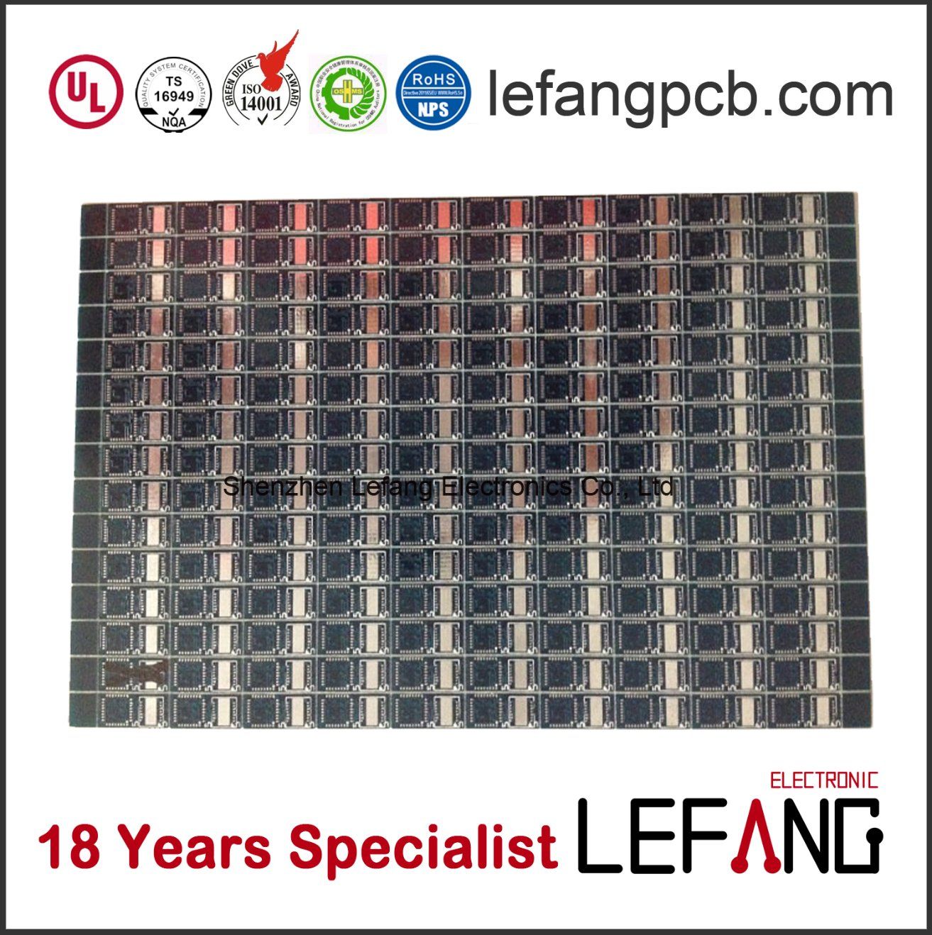 Black Ink Circuit Board PCB for Industrial Control