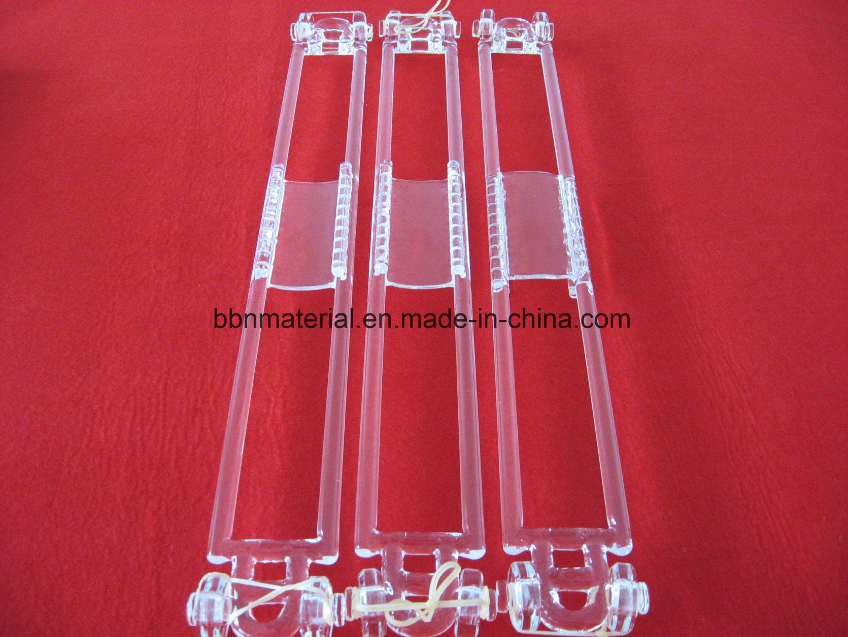 High Purity Glass Bottom Quartz Boat for Solar and Semiconductor