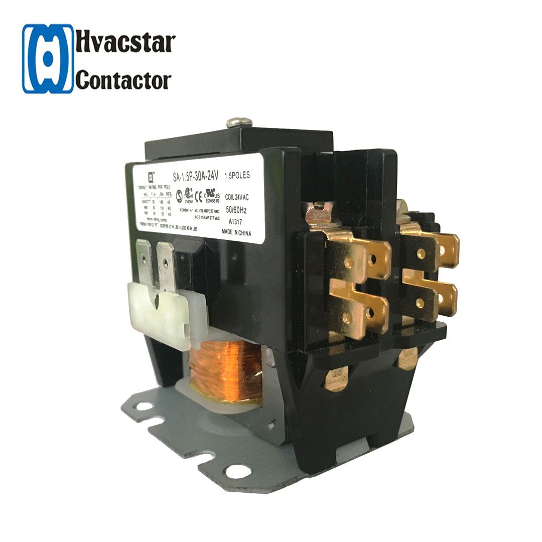 30A 1.5 Pole Contactor Single Phase AC Contactors