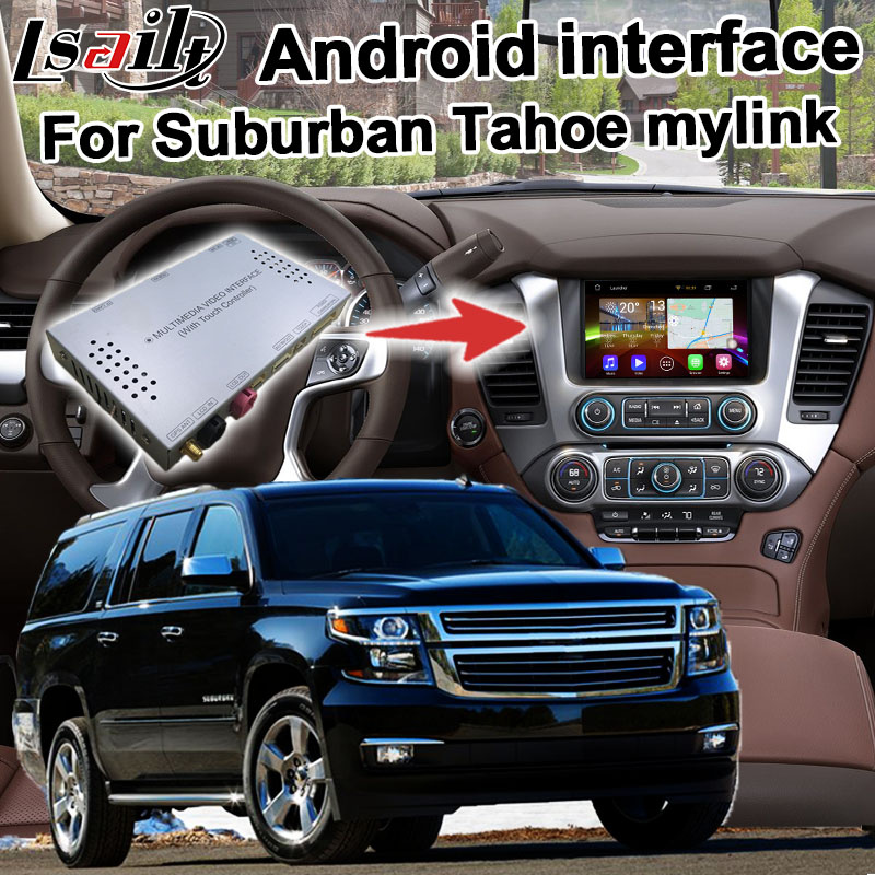 Android 5.1 4.4 GPS Navigation Box for Chevrolet Suburban Tahoe etc Video Interface GM Intellink Mylink System
