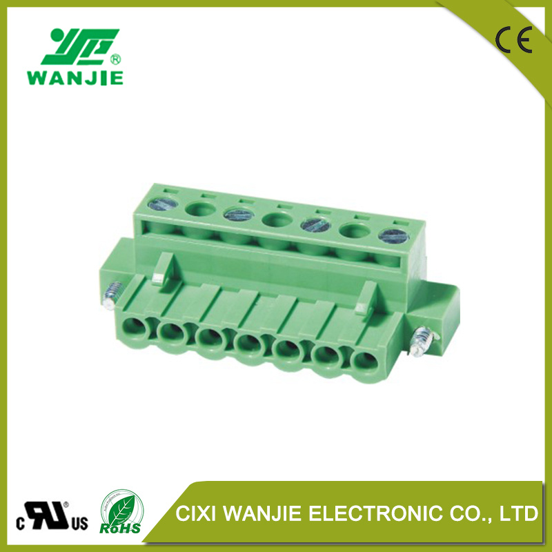 Pluggable Terminal Block Wj2edgkm, Pitch 10.0/10.16mm