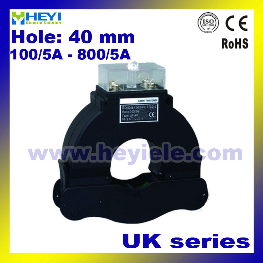 UK Series Split Core Current Transformer for Heyi Split Core CT 100/5 to 1000/5A