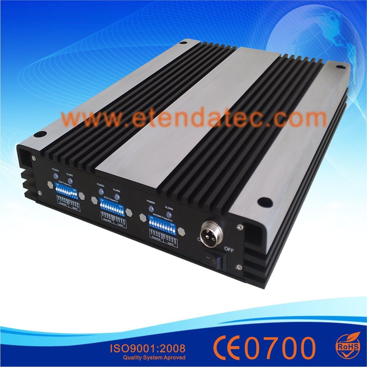 30dBm 85dB GSM/Dcs/WCDMA 2g 3G Mobile Signal Repeater