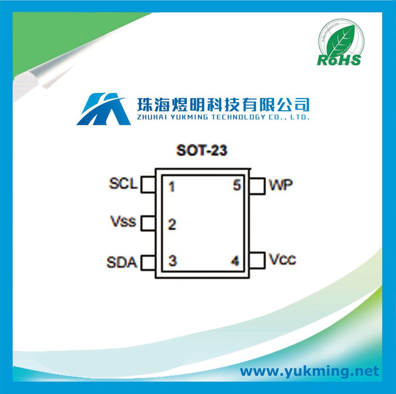 Integrated Circuit of 32k I2c Serial Eeprom IC 24AA32A Microchip