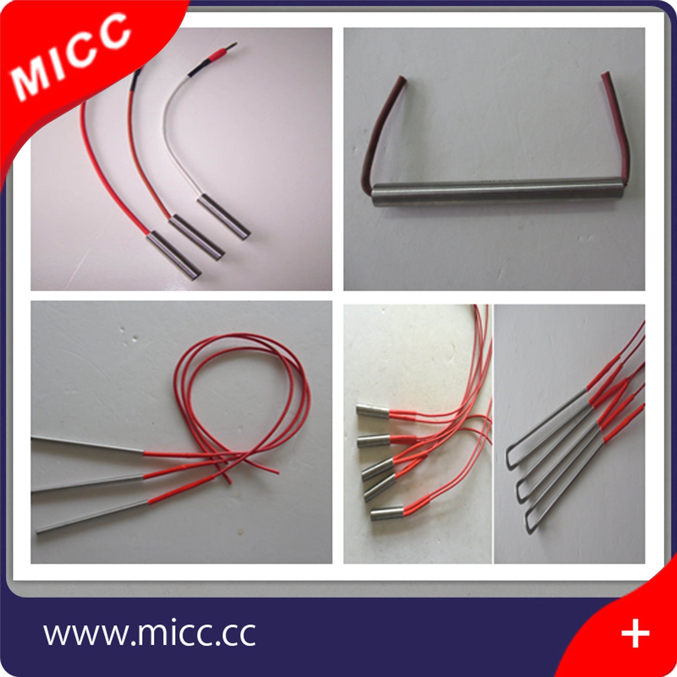 Factory Directly 3D Printer Element Cartridge Heater with 15'' Lead Wire