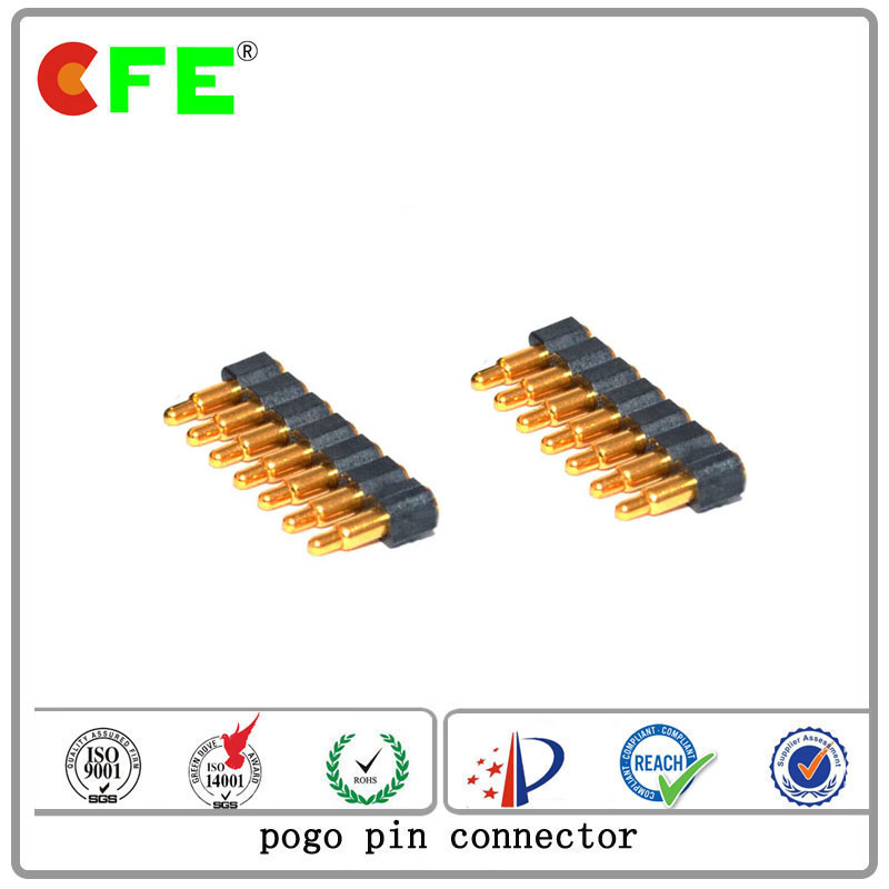 Single Row SMT 7pin High Quality Spring Loaded Pin