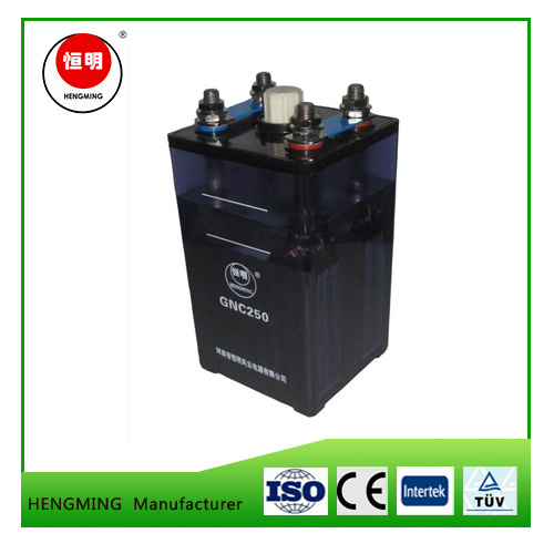 1.2V Sintered Type Ni-CD Rechargeable Alkaline Battery Gnc250 for Engine Starting