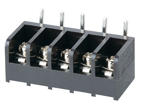 Screw Barrier Terminal Block with 6.35mm Pitch