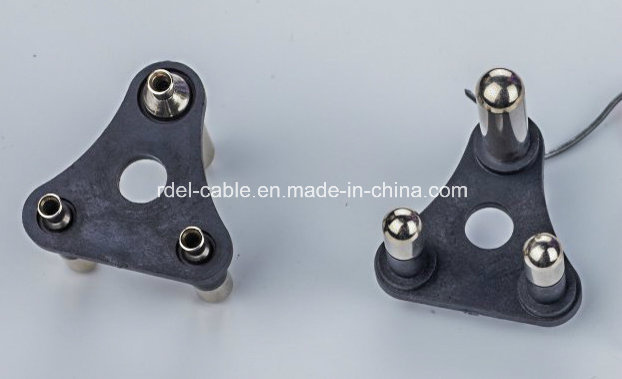 Solid South Africa Plug Insert with RoHS Certification