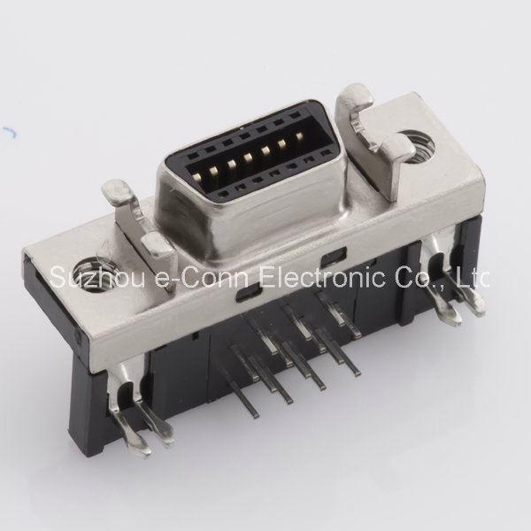 Right Angle SCSI Female Connectors