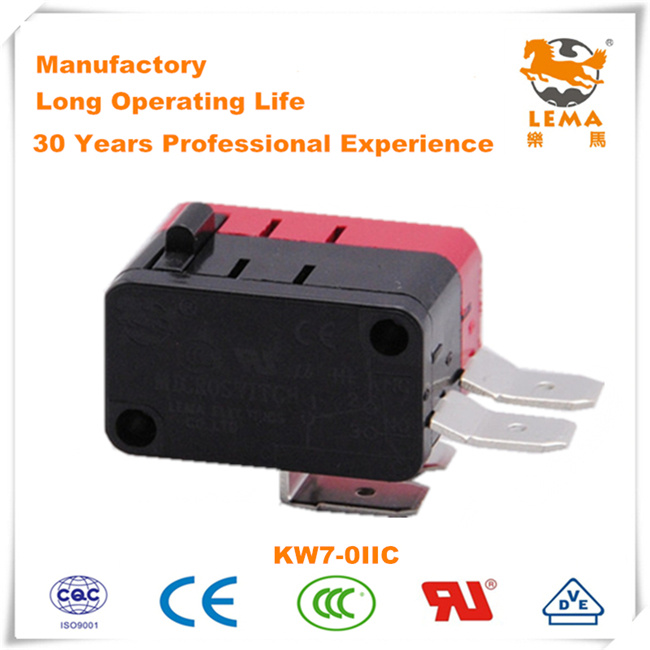 Lema Kw7-0iic CCC Ce UL VDE Double Spdt-No Micro Switch