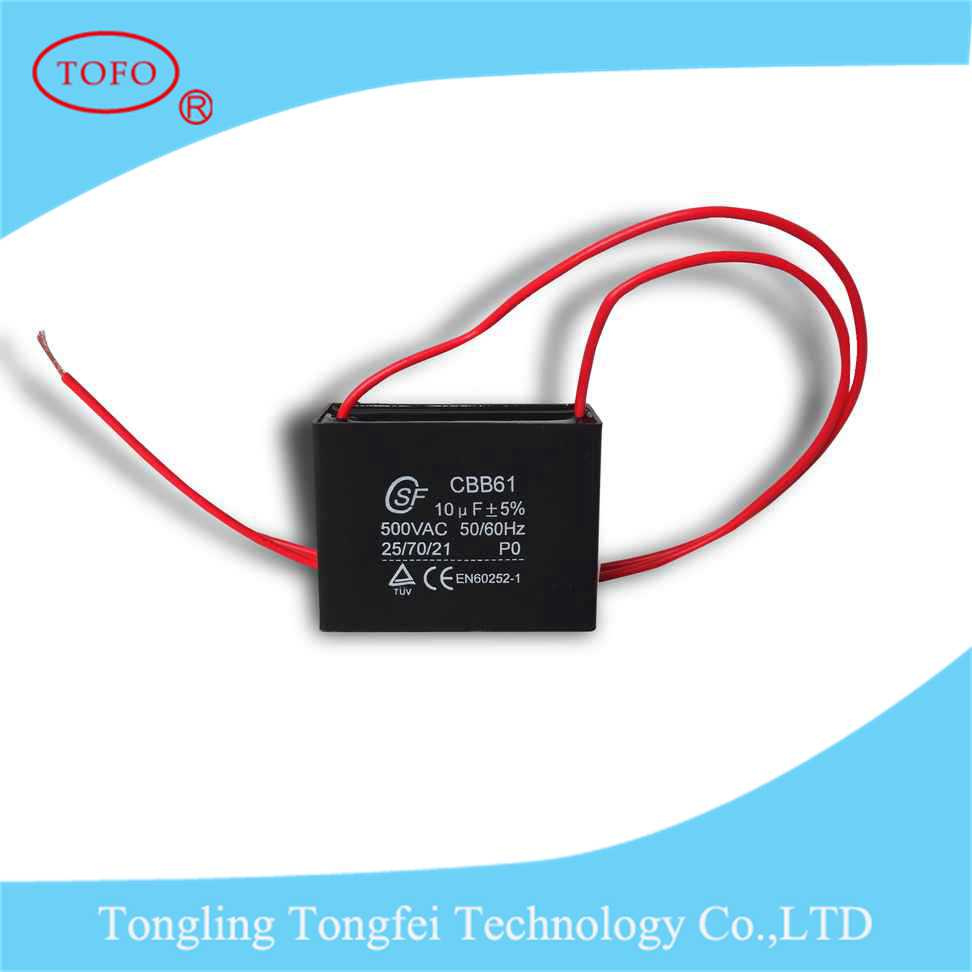 Cbb61 Motor Capacitor with UL Certificate