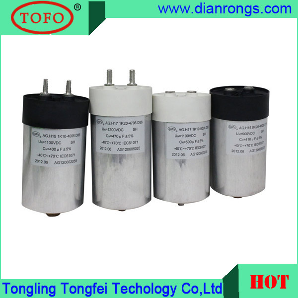 100UF 1250VDC High Power Electronic Filter Capacitor