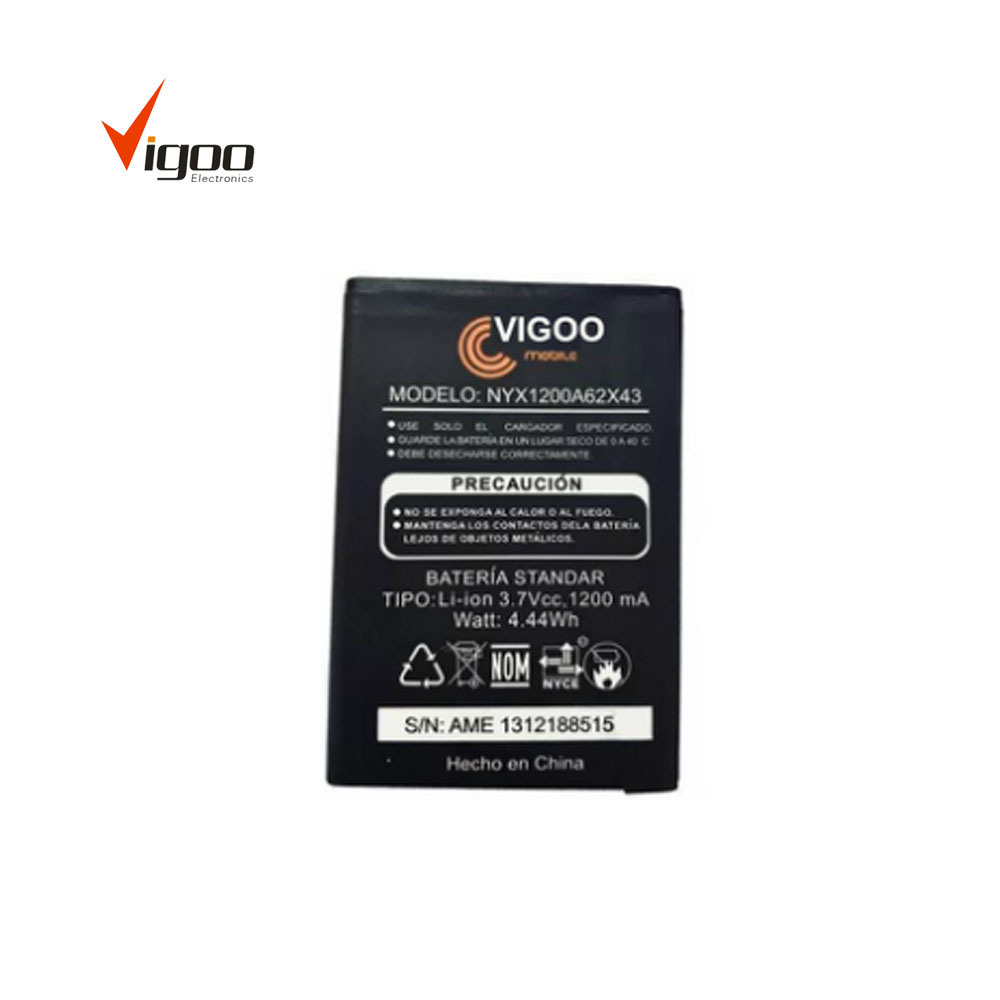High Capacity Cell Phone Battery for Nyx 1200A62X43