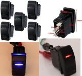 LED Light Illuminated Spst Switch Car Boat Rocker Switch