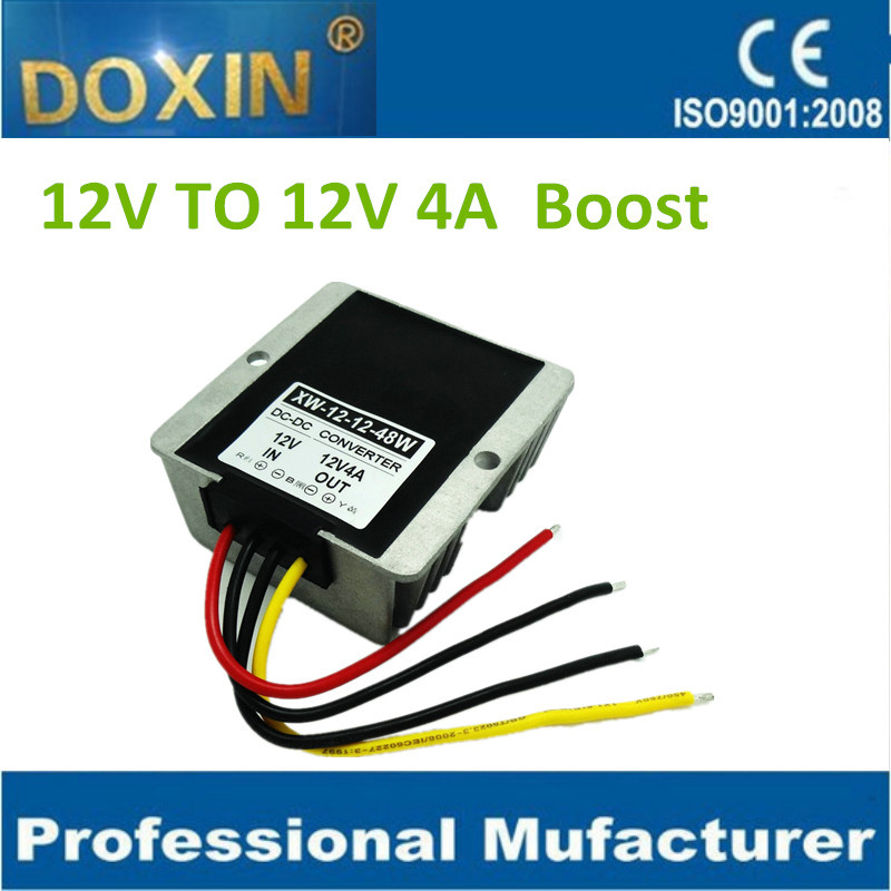 48W 8-20V Input to 12VDC Output Voltage Regulator Boost Converter