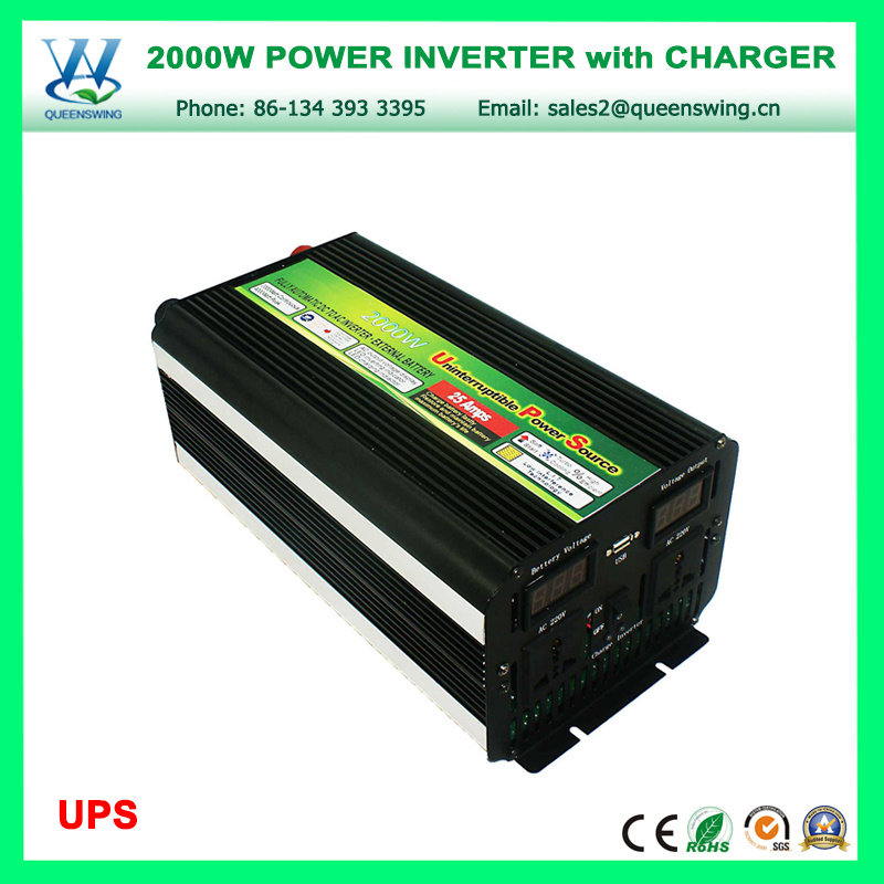 UPS 2000W DC24V AC220/240V Modified Sine Wave Power Inverter (QW-M2000UPS)