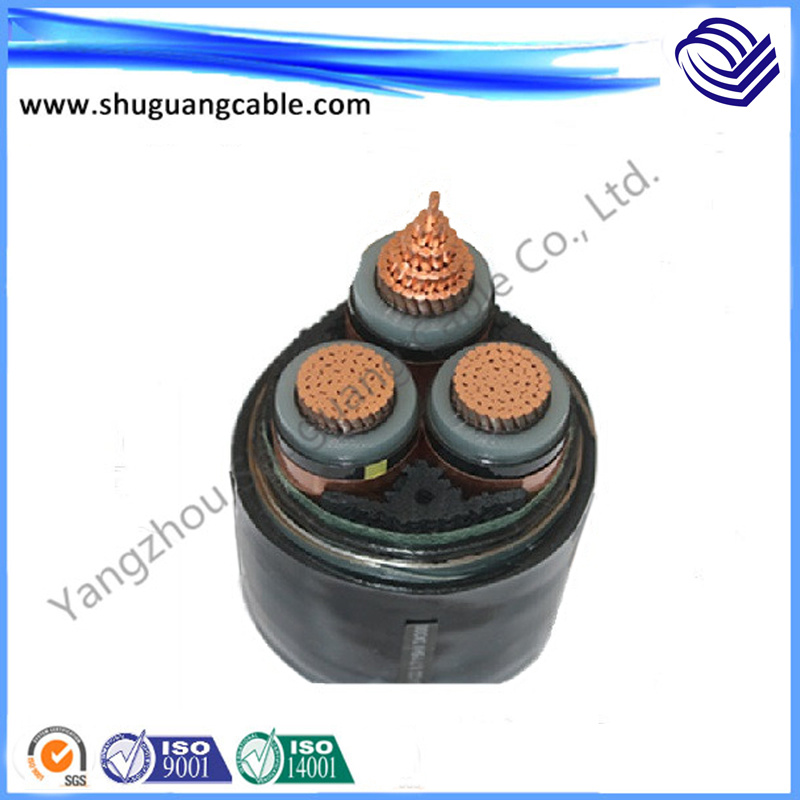 Yjv22/XLPE Insulation/PVC Sheath/Middle Voltage/Power Cable