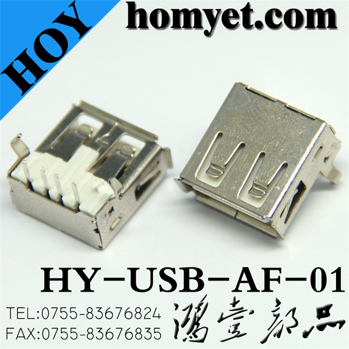 USB 2.0 a Type 90 Degree Jack for Computer Products (USB-AF-01)