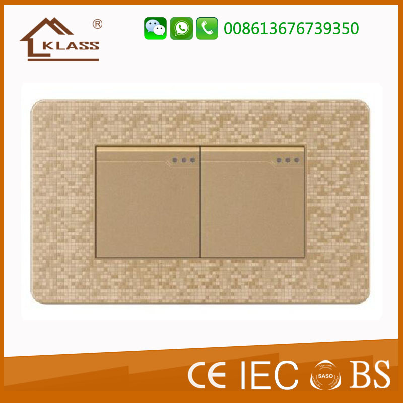 Factory Hot Sale 2gang Wall Switch