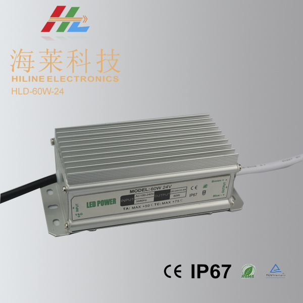 LED Driver Waterproof 24V 60W