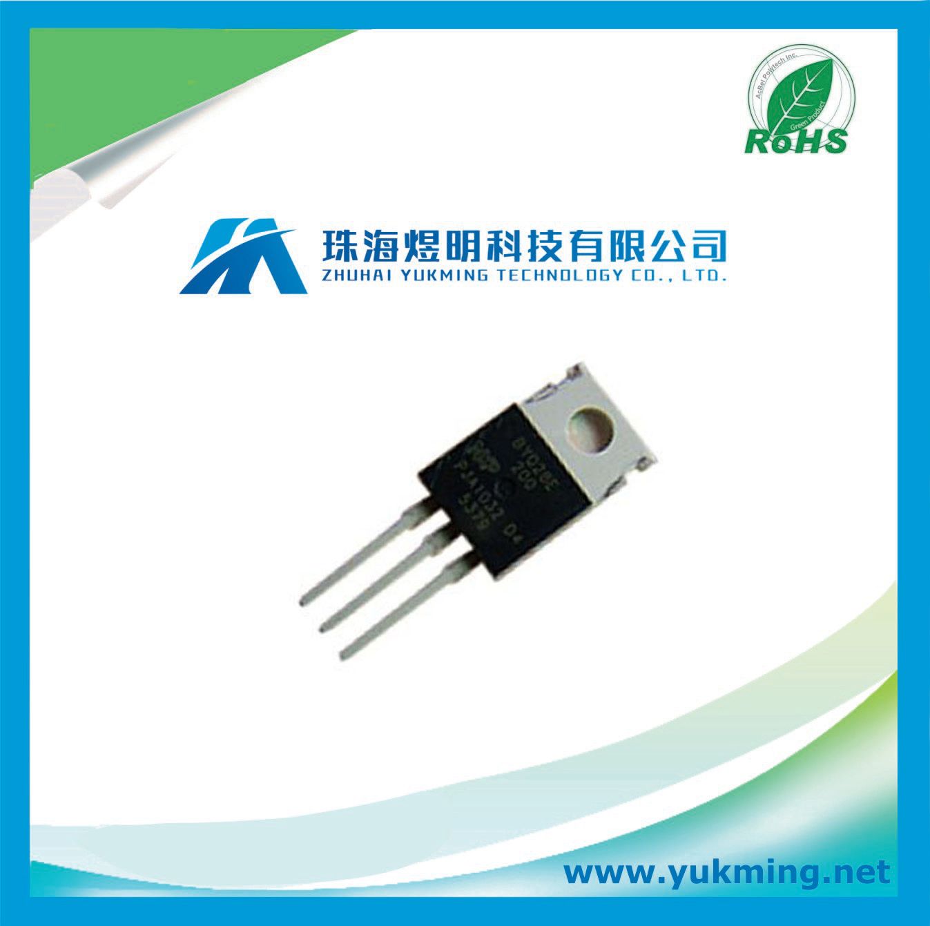Rectifier Diode Byq28e-200 of Electronic Component for PCB Board