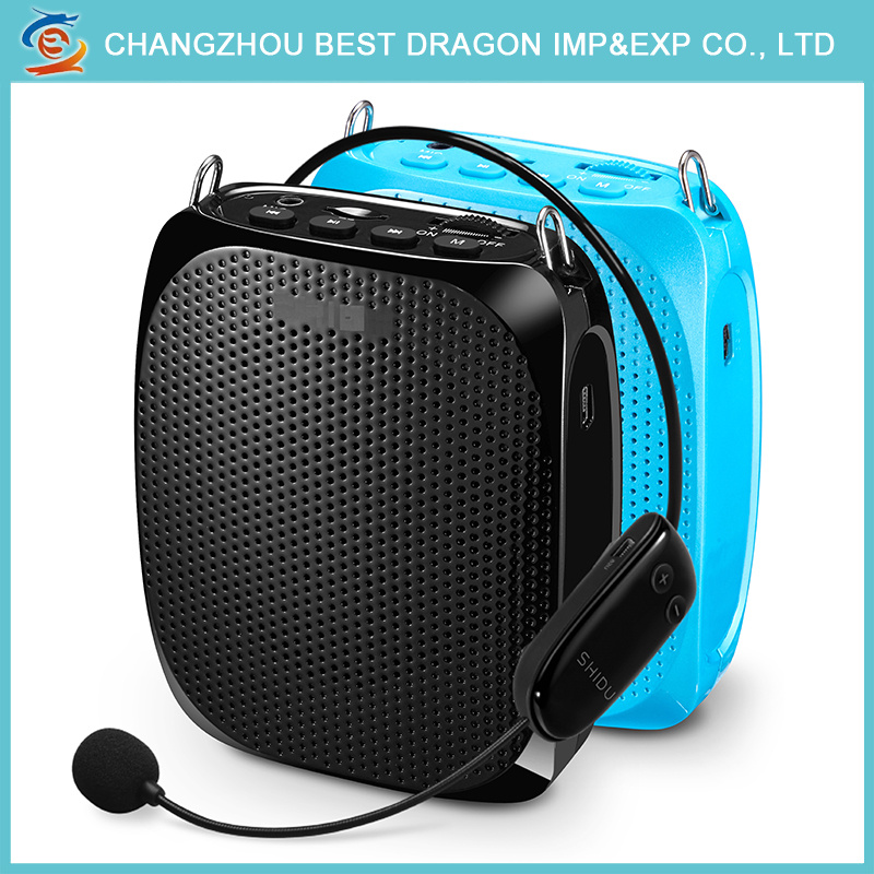 UHF Portable Mini Wireless Microphone Waistband Voice RF Amplifier