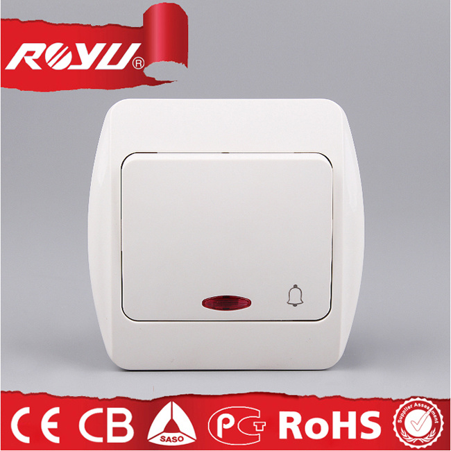 Coloured Door Push Button Door Bell Switch