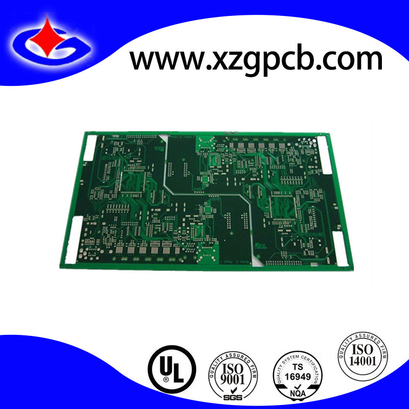 4-Layer Circuit Board with Pb-Free HASL and Green Mask
